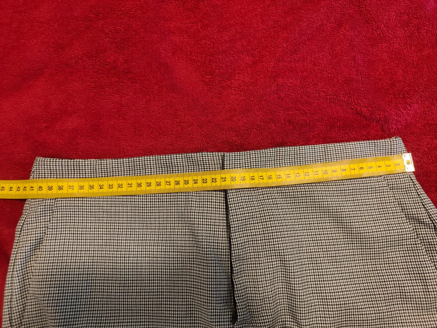 Pantaloni Zara EU 38 | Gri, Lungi, Talie medie, Tapered (Conici) fit, Carouri - Image 7