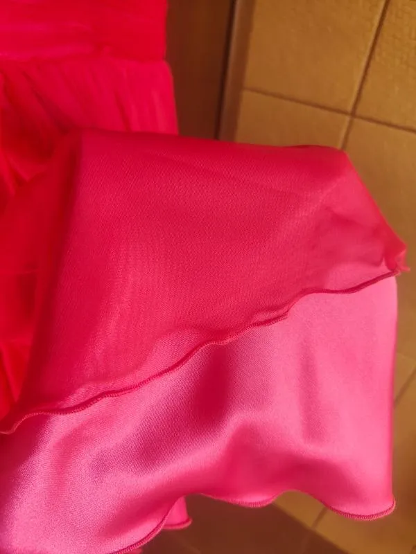 Rochie de seară Precious Look S | Fuchsia, Mini, Fără mâneci, Pliuri - Image 7