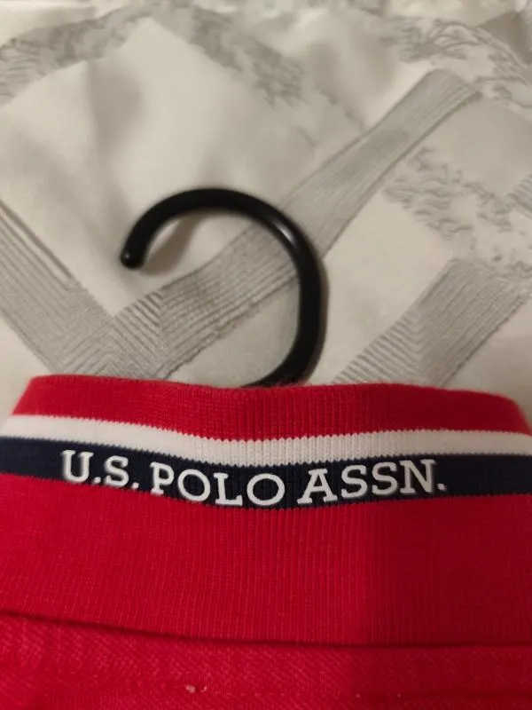 Tricou polo U.S. Polo Assn. Băieți | Roșu, Monocrom, Bumbac - Image 4
