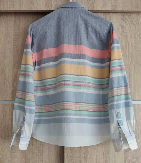Cămașă U.S. Polo Assn. Băieți | Multicolor, Mânecă lungă, Dungi, Bumbac - Image 3