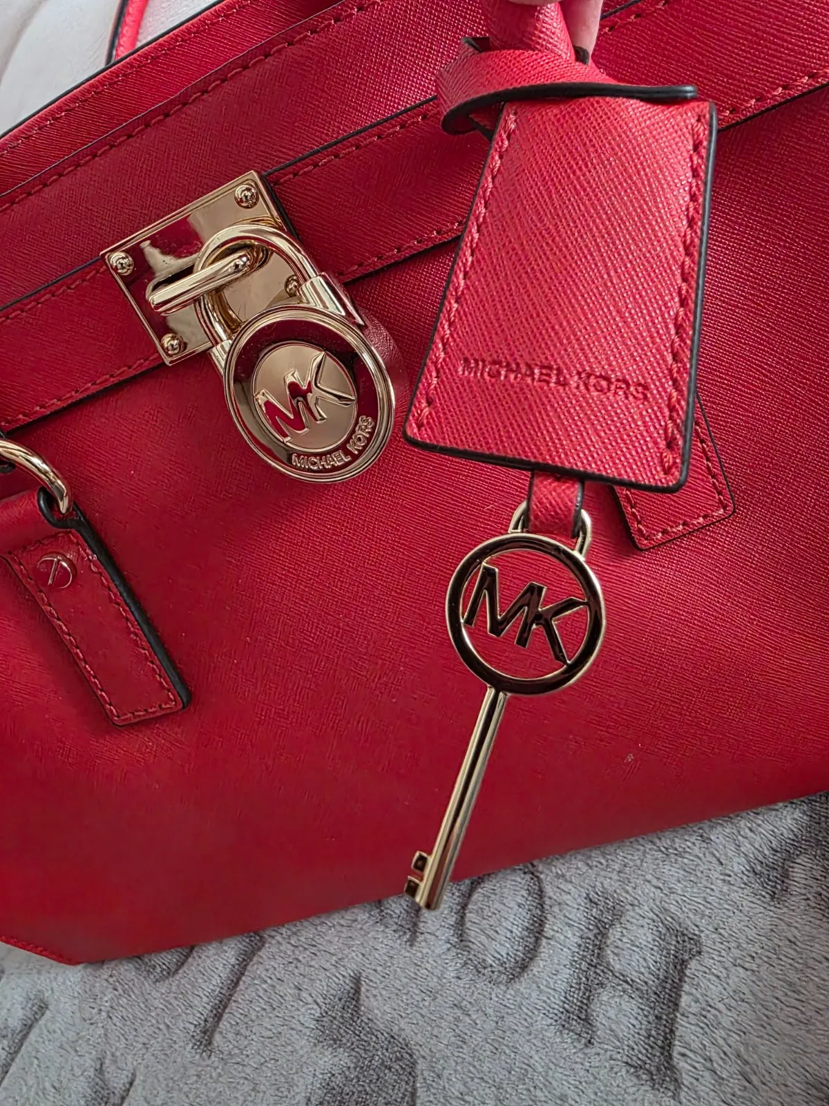 Geantă de mână Michael Kors | Corai, Piele naturală - Image 4