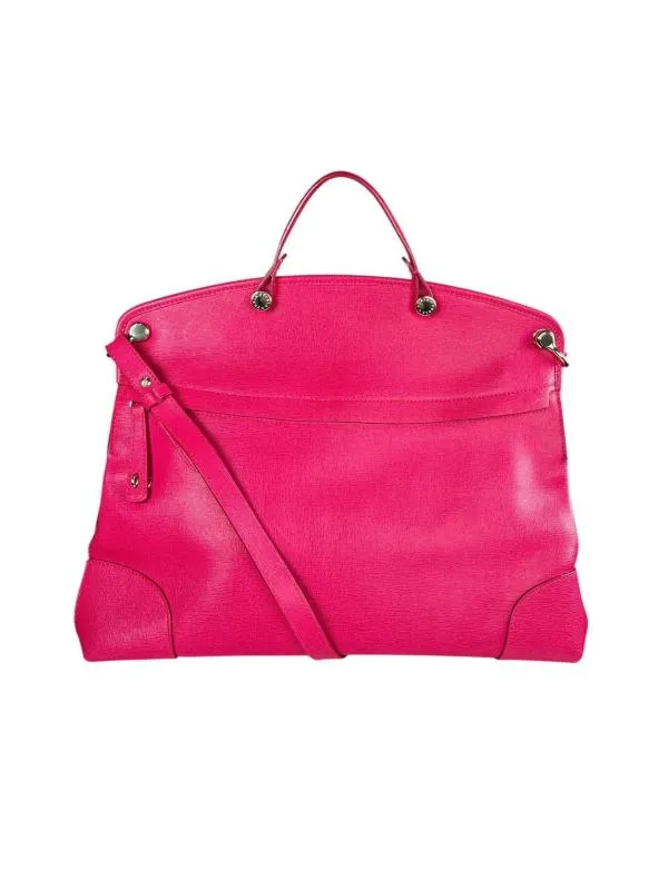 Geantă de mână Furla | Fuchsia, Monocrom, Piele naturală