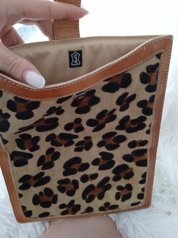 Portofoliu SL | Caramel, Animal print, Blană naturală - Image 2