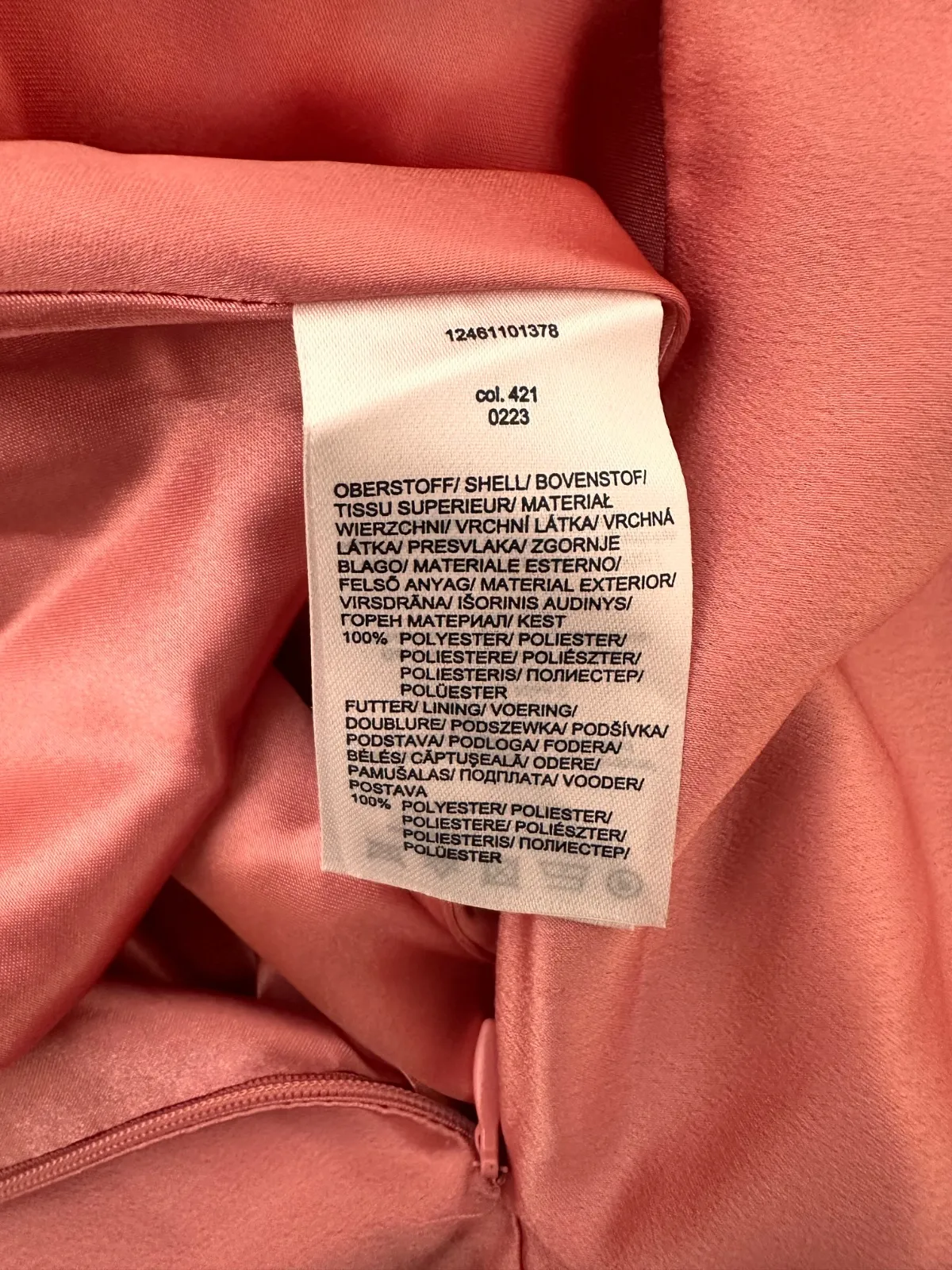 Rochie de seară Jake*s EU 36 | Corai, Maxi, Bretele subțiri, Monocrom, Poliester - Image 7