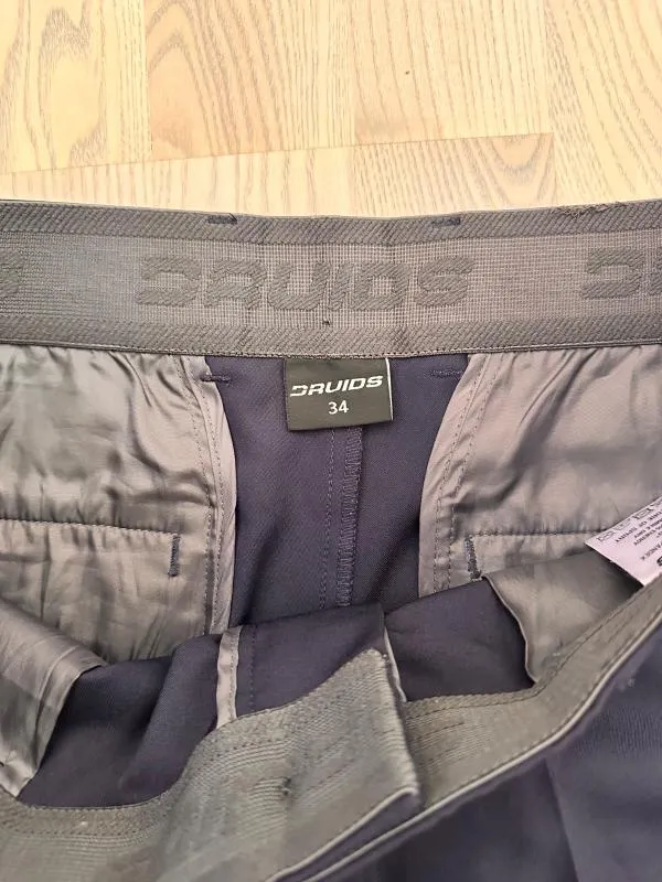 Pantaloni Druids EU 34 | Albastru, Regular (Standard) fit, Chino, Monocrom, Poliester - Image 5
