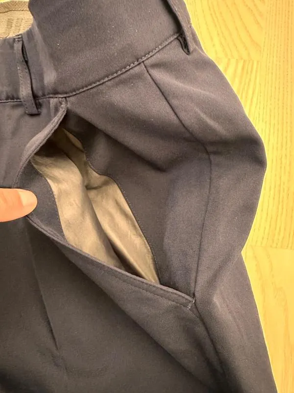 Pantaloni Druids EU 34 | Albastru, Regular (Standard) fit, Chino, Monocrom, Poliester - Image 6