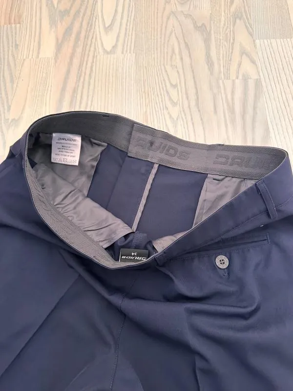Pantaloni Druids EU 34 | Albastru, Regular (Standard) fit, Chino, Monocrom, Poliester - Image 9