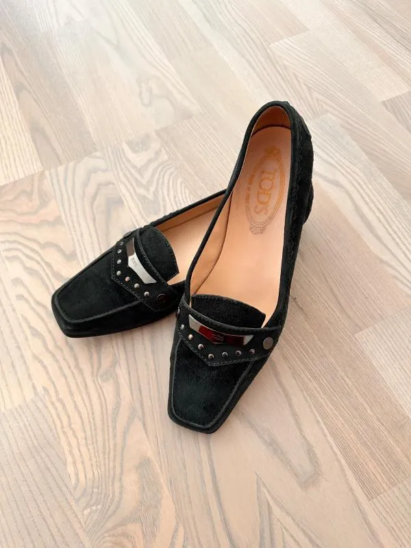 Mocasini Tod's EU 38.5 | Verde, Piele întoarsă Suede - Image 2