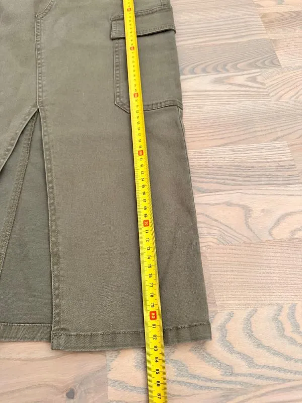 Fustă din denim Only S | Khaki, Midi, Denim - Image 8