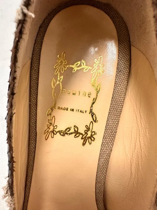 Pantofi cu toc înalt Jasmine EU 37 | Maro, Animal print, Piele naturală - Image 4