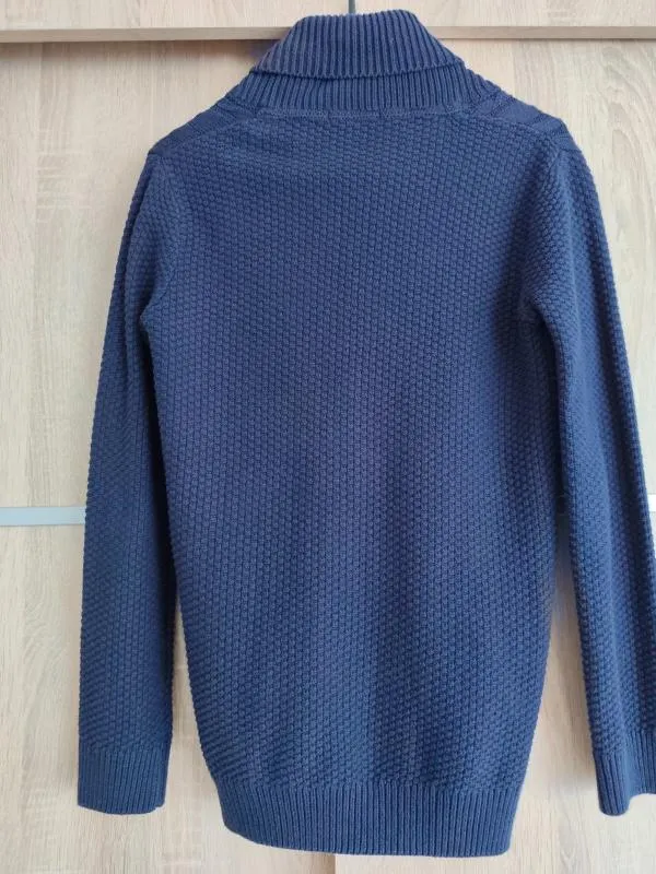 Cardigan French Connection Băieți | Bleumarin, Monocrom, Bumbac - Image 3