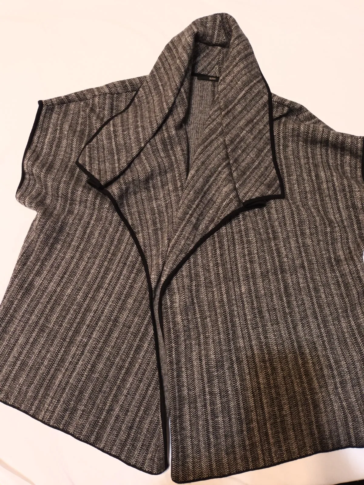 Cardigan Hugo Boss L | Gri, Lână - Image 4