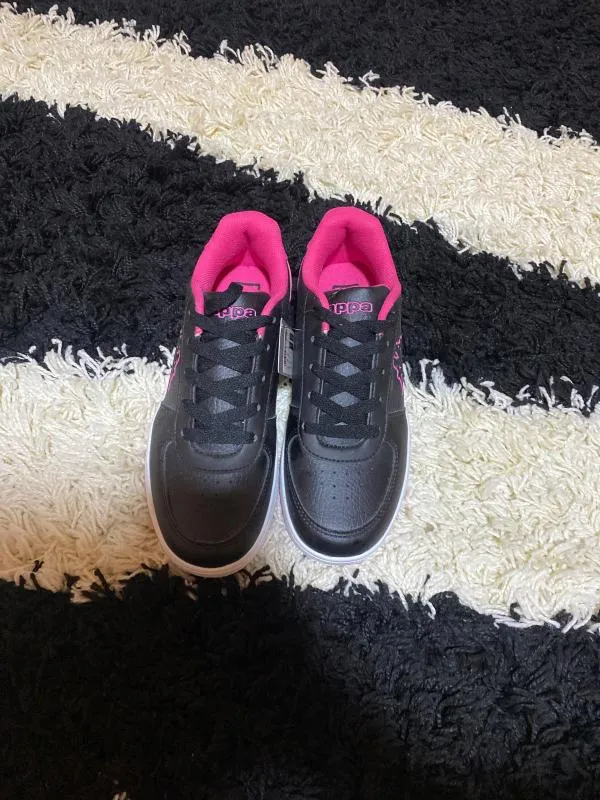 Sneakers Kappa EU 35 | Negru, Logo, Piele ecologică - Image 2