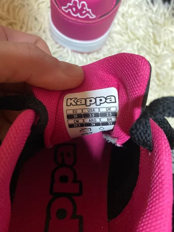 Sneakers Kappa EU 35 | Negru, Logo, Piele ecologică - Image 4