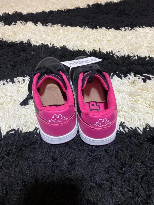 Sneakers Kappa EU 35 | Negru, Logo, Piele ecologică - Image 5