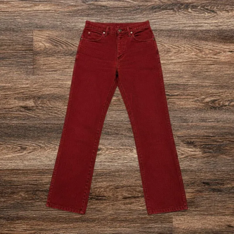 Blugi Wrangler S | Cărămiziu, Lungi, Talie înaltă, Regular (Standard) fit, Denim - Image 2