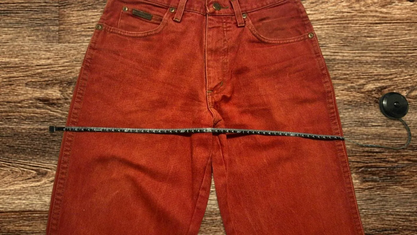 Blugi Wrangler S | Cărămiziu, Lungi, Talie înaltă, Regular (Standard) fit, Denim - Image 7
