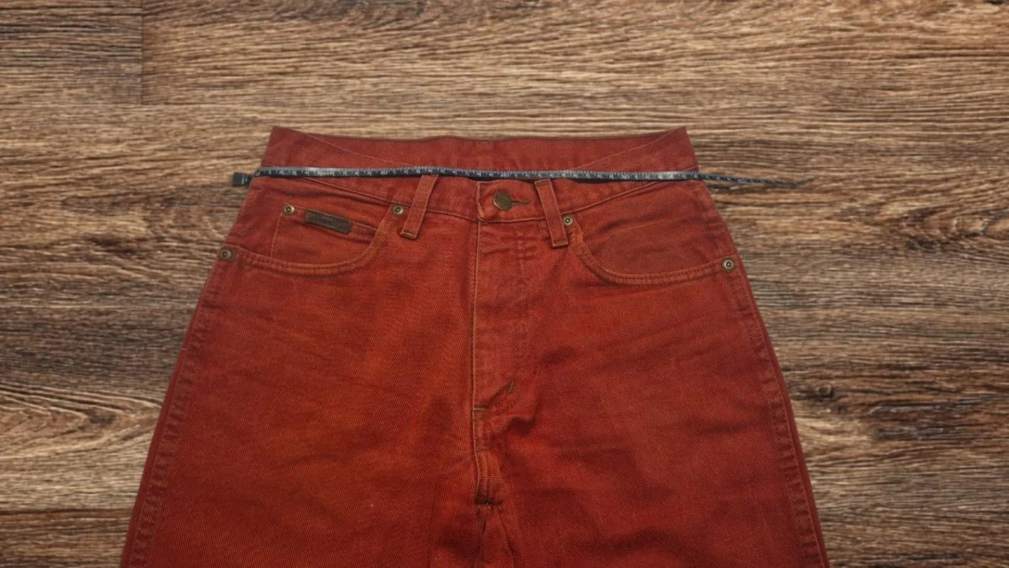 Blugi Wrangler S | Cărămiziu, Lungi, Talie înaltă, Regular (Standard) fit, Denim - Image 9