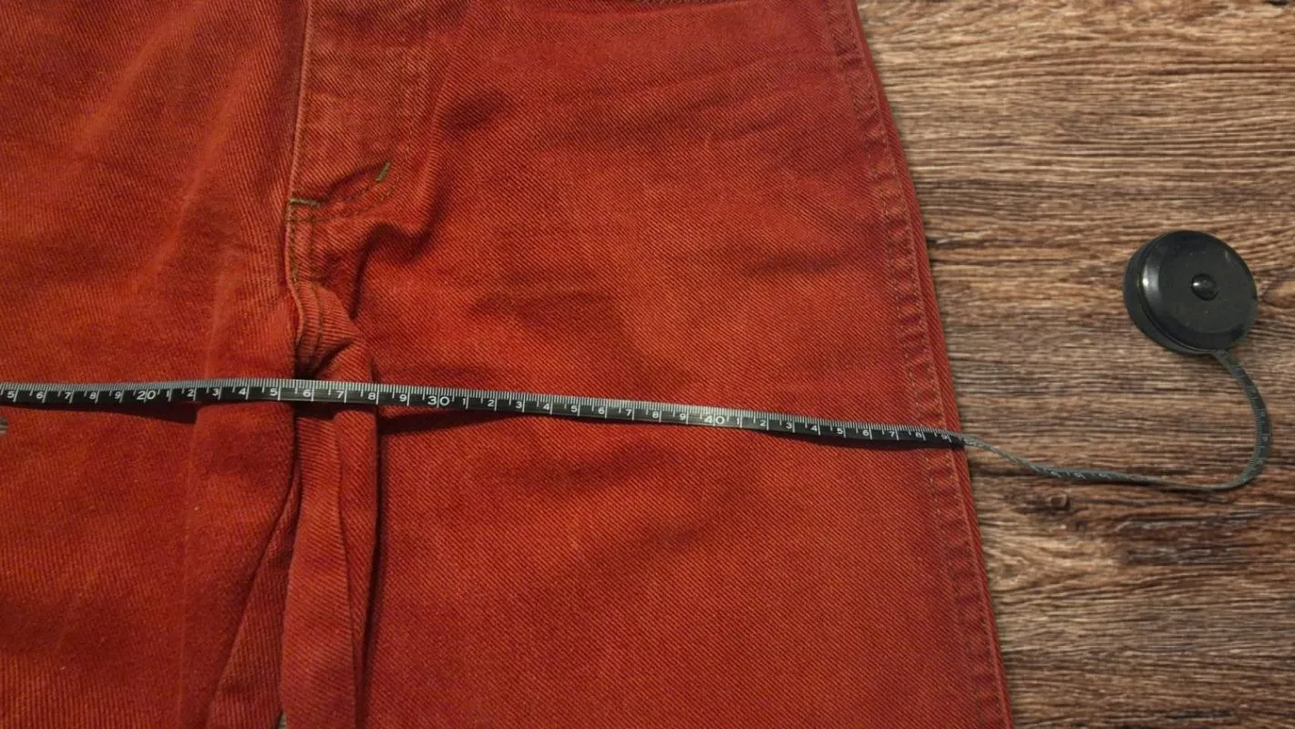 Blugi Wrangler S | Cărămiziu, Lungi, Talie înaltă, Regular (Standard) fit, Denim - Image 10