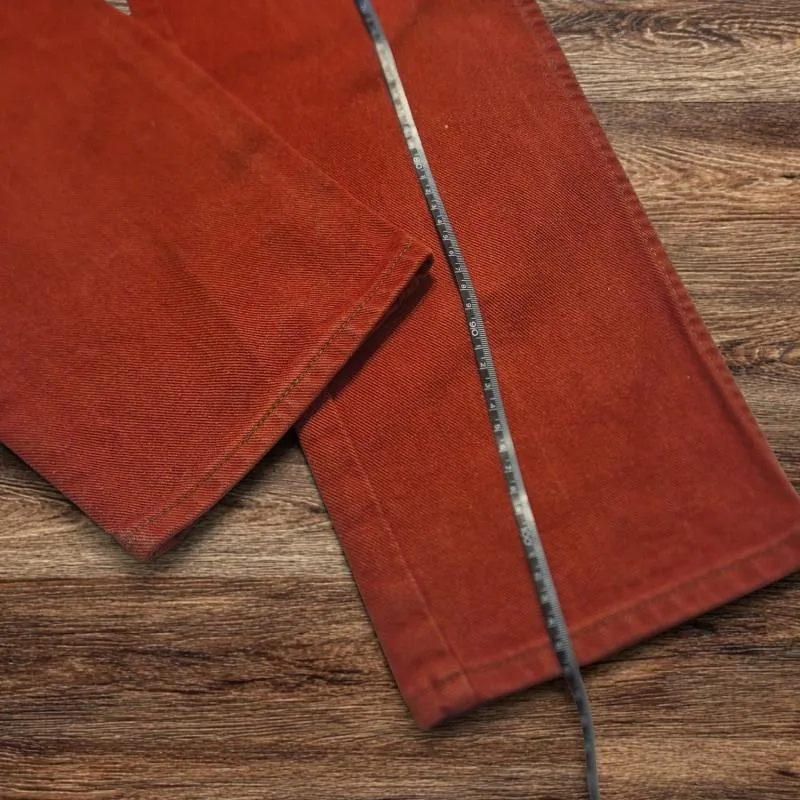 Blugi Wrangler S | Cărămiziu, Lungi, Talie înaltă, Regular (Standard) fit, Denim - Image 11