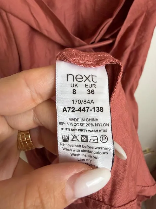 Rochie de vară Next EU 36 | Corai, Maxi, Mânecă scurtă - Image 6