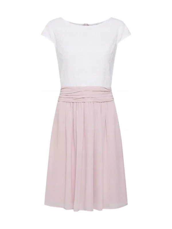 Rochie de ocazie ABOUT YOU EU 36 | Roz, Midi, Mânecă scurtă, Dantelă - Image 2