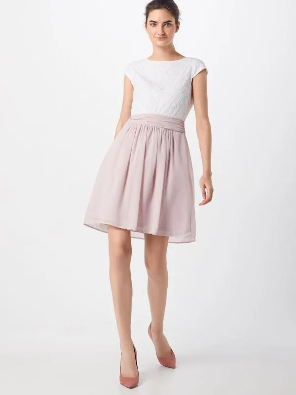 Rochie de ocazie ABOUT YOU EU 36 | Roz, Midi, Mânecă scurtă, Dantelă - Image 3
