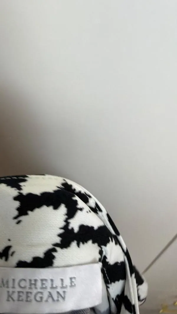 Rochie de seară Michelle Keegan EU 36 | Negru, Mini, Mânecă lungă, Floral & Tropical, Volane - Image 4