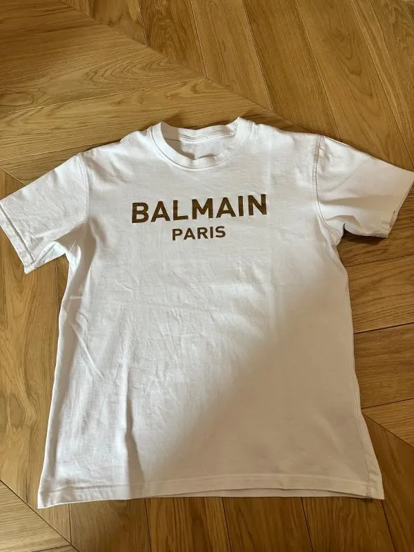 Tricou Balmain M | Alb, Bumbac - Image 2