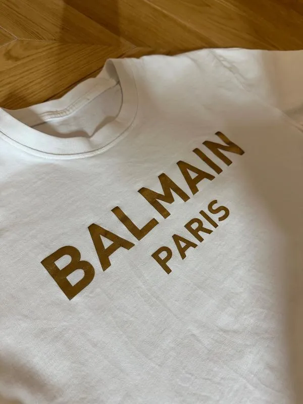 Tricou Balmain M | Alb, Bumbac - Image 3