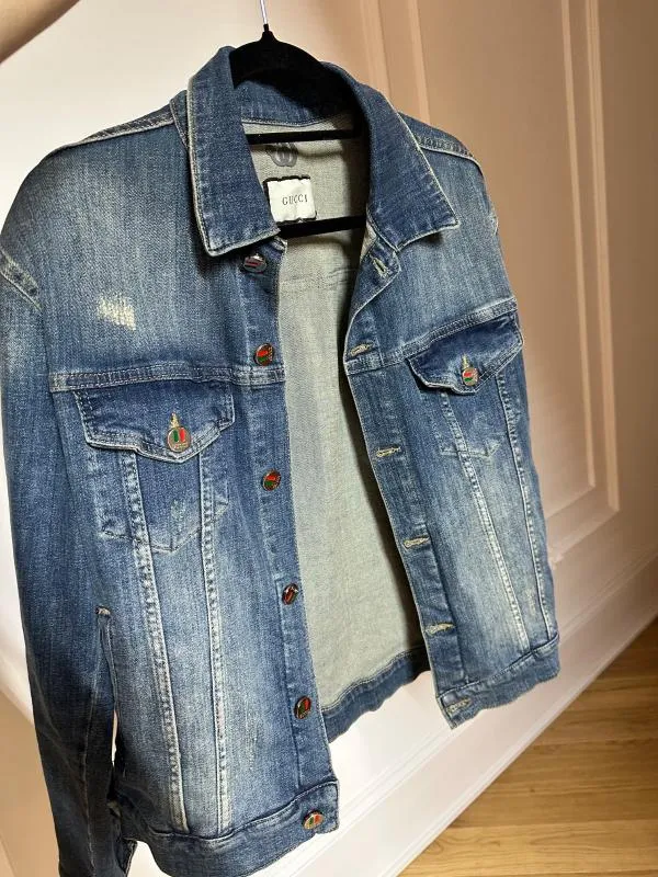 Geacă de blugi Gucci L | Albastru, Fără glugă, Denim - Image 2