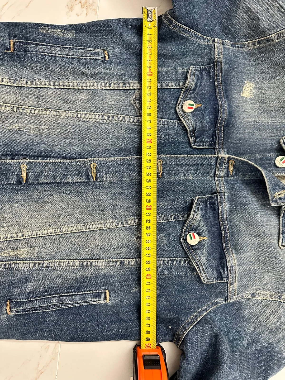 Geacă de blugi Gucci L | Albastru, Fără glugă, Denim - Image 8