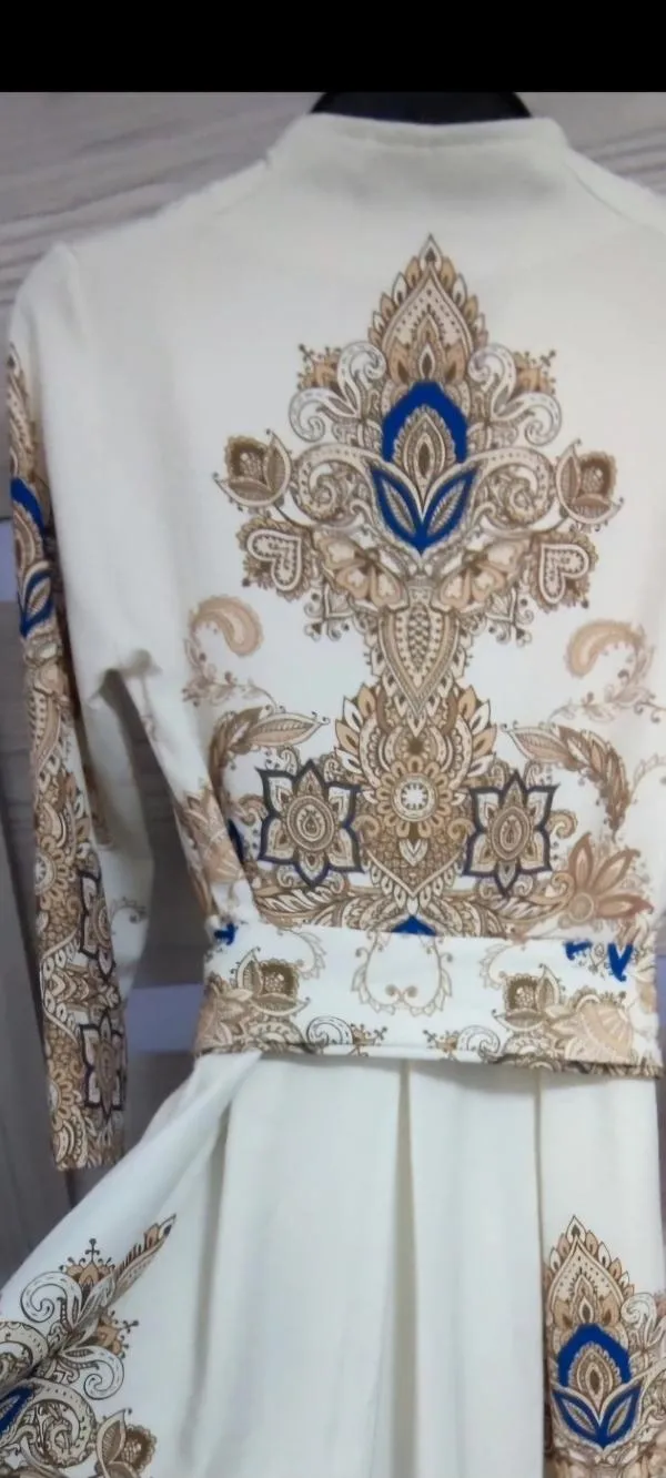 Rochie de ocazie Jennyfer L | Bej, Midi, Oriental & Paisley - Image 5