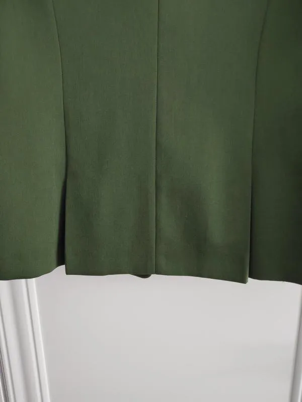 Costum cu sacou și fustă Betty Barclay EU 38 | Verde, Monocrom, Lână - Image 6