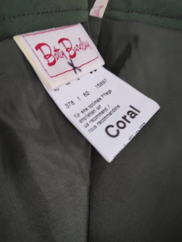 Costum cu sacou și fustă Betty Barclay EU 38 | Verde, Monocrom, Lână - Image 9