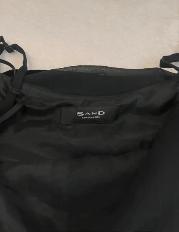 Rochie de seară Sand Copenhagen M | Negru, Mini, Bretele subțiri, Mătase - Image 4