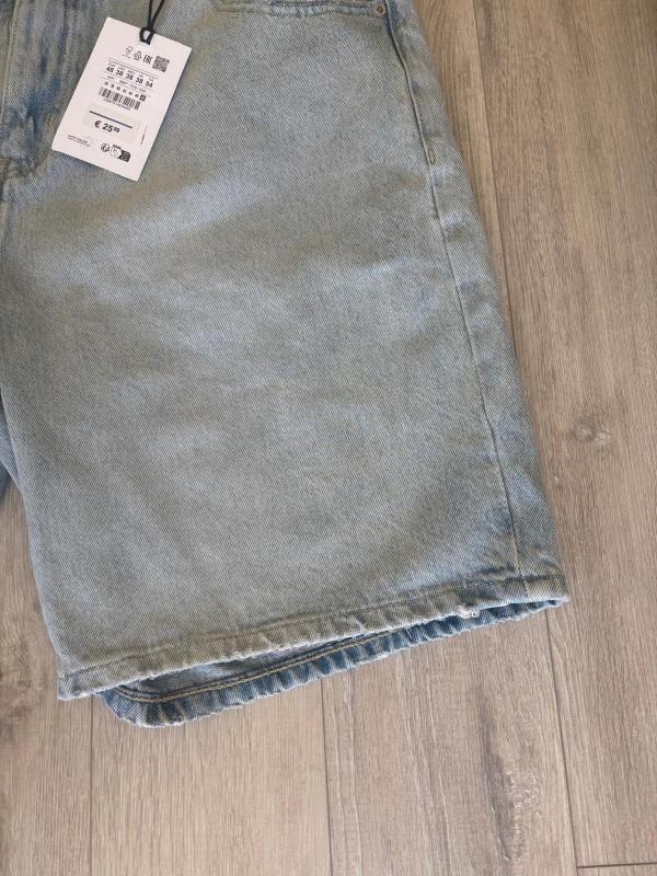Blugi Pull&Bear EU 48 | Bleu, Scurți, Talie medie, Regular (Standard) fit, Clasici  Simpli - Image 8