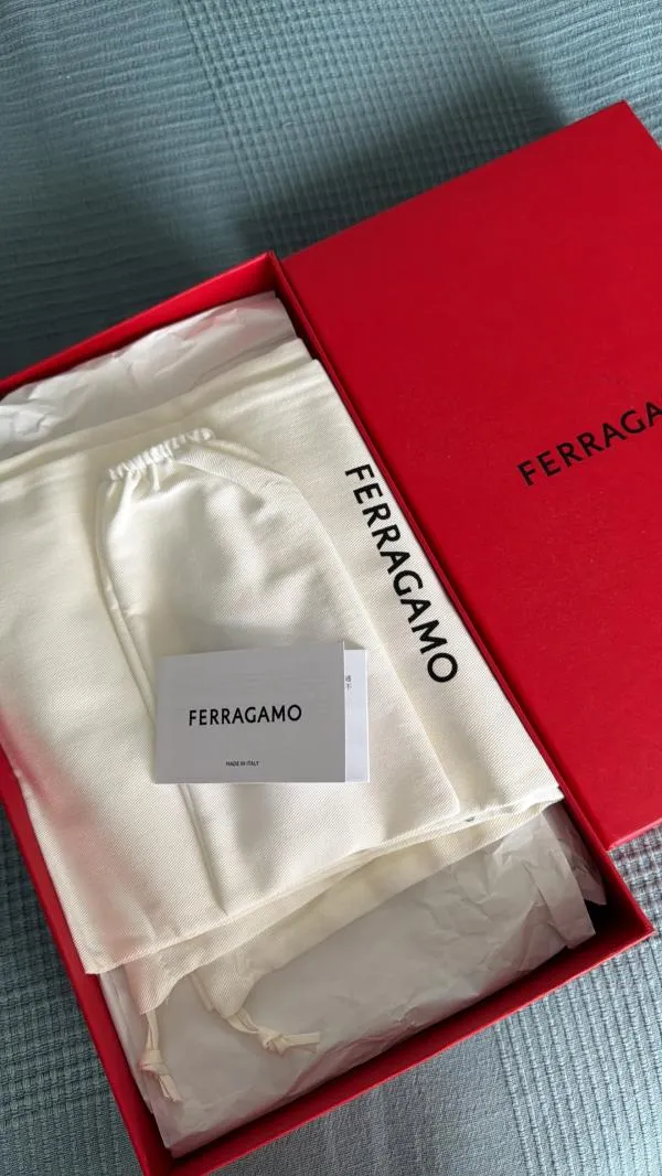 Sneakers Ferragamo EU 42 | Alb, Logo, Piele naturală - Image 10