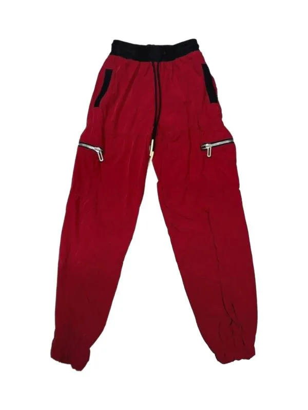 Pantaloni Vagabond XS | Cărămiziu, Lungi, Talie înaltă, Relaxed fit, Trening Joggers, Monocrom