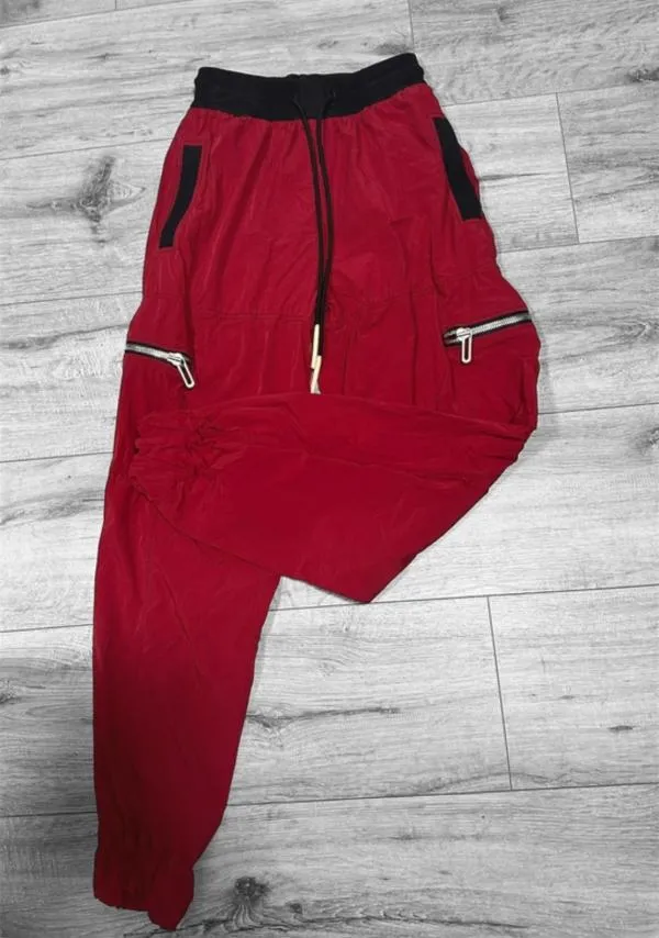 Pantaloni Vagabond XS | Cărămiziu, Lungi, Talie înaltă, Relaxed fit, Trening Joggers, Monocrom - Image 2