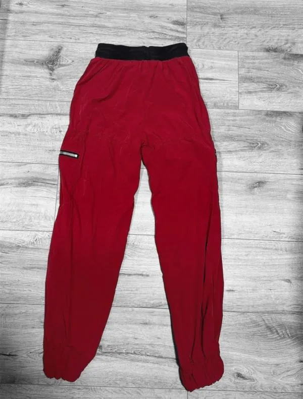 Pantaloni Vagabond XS | Cărămiziu, Lungi, Talie înaltă, Relaxed fit, Trening Joggers, Monocrom - Image 3
