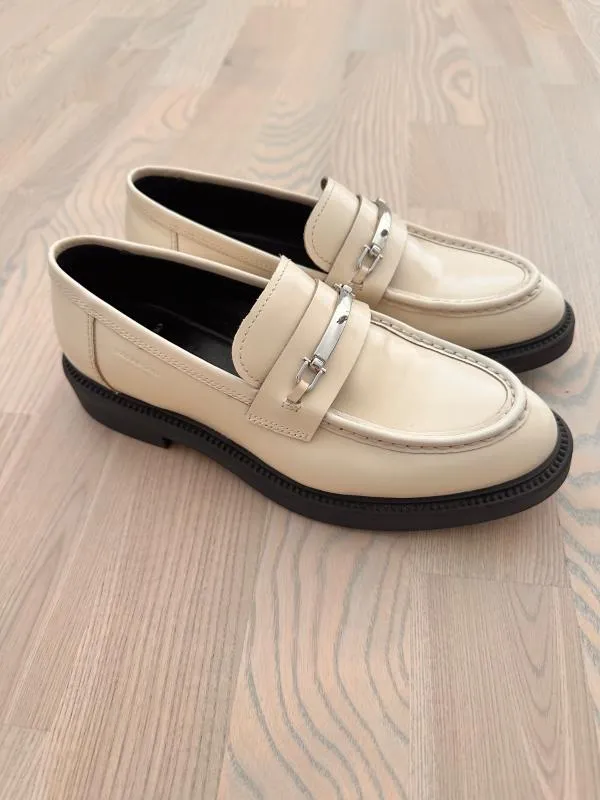 Mocasini Vagabond EU 37 | Crem, Monocrom, Piele lăcuită - Image 12