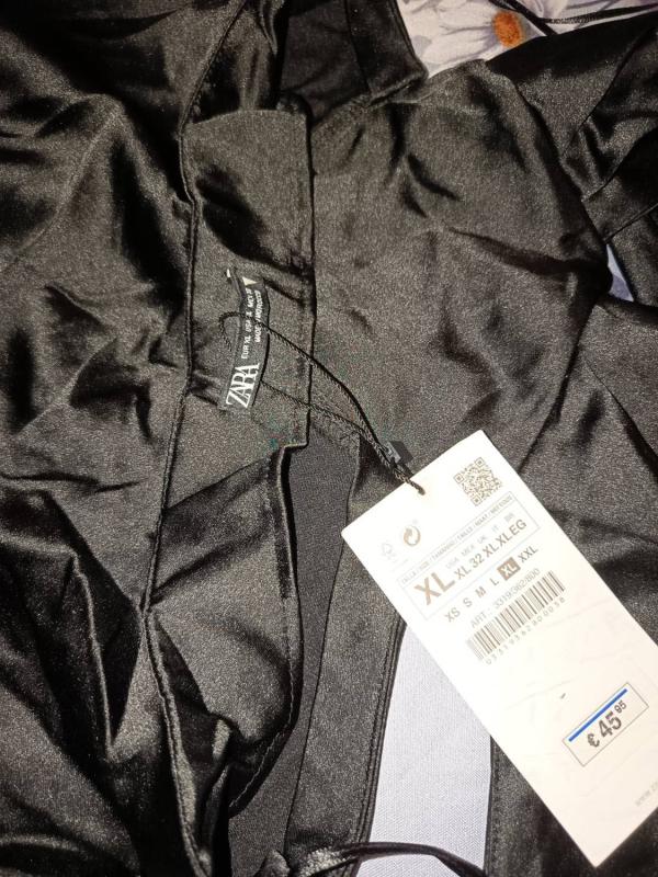 Rochie de vară Zara XL | Negru, Maxi, Bretele subțiri, Monocrom, Cu decupaje - Image 5