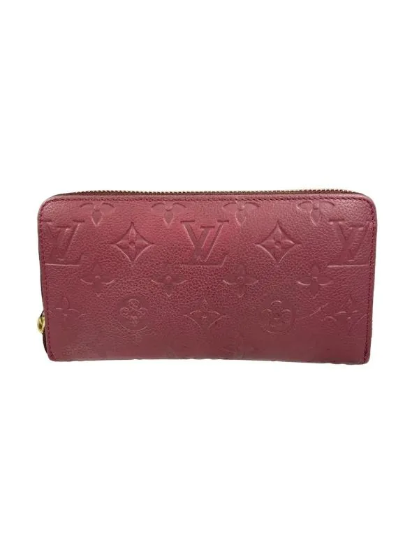Portofel Louis Vuitton | Burgundy, Logo, Piele naturală