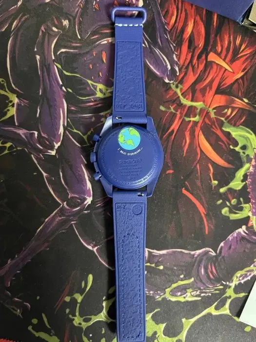 Ceas Swatch X Omega | Albastru - Image 3
