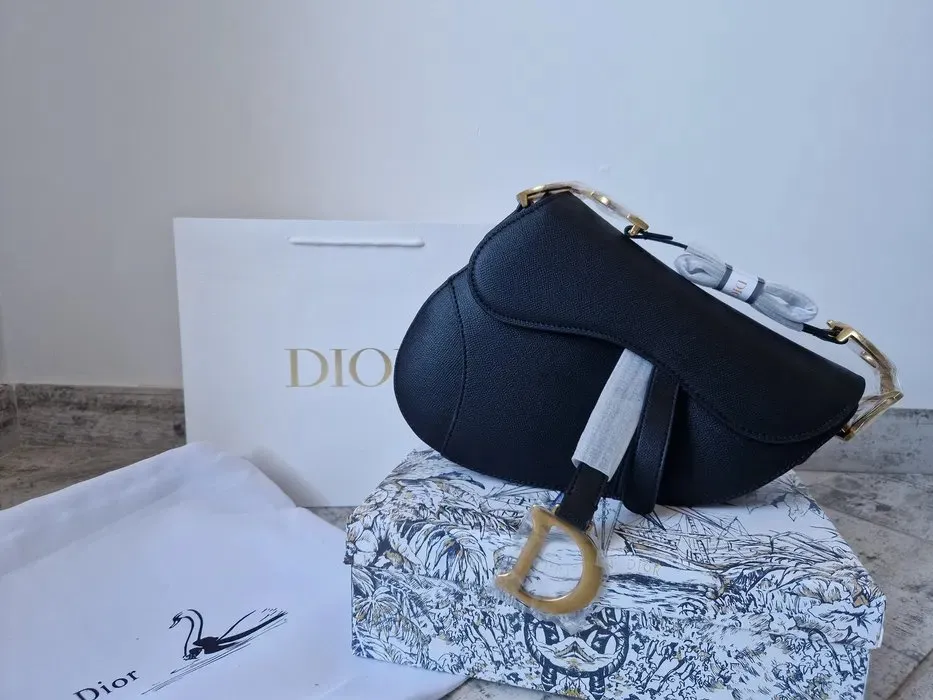 Geantă de mână Christian Dior | Negru, Piele naturală - Image 5