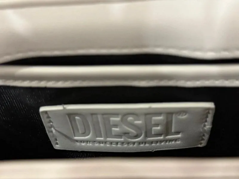 Geantă de umăr Diesel | Bleu, Piele naturală - Image 4