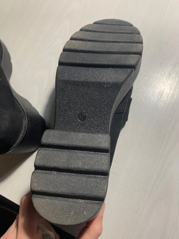 Mocasini Vices EU 37 | Negru, Piele întoarsă Suede - Image 4