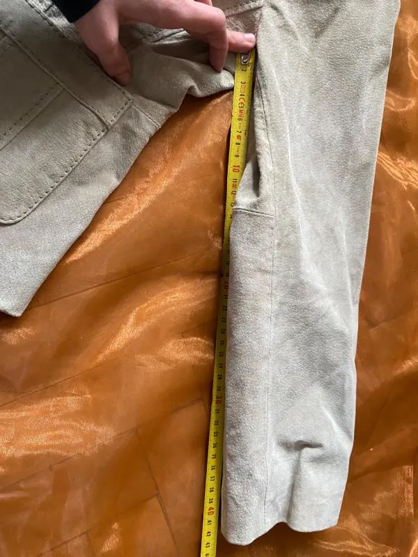 Blazer Montgomery Different XL | Bej, Fără glugă, Piele întoarsă  Suede - Image 12