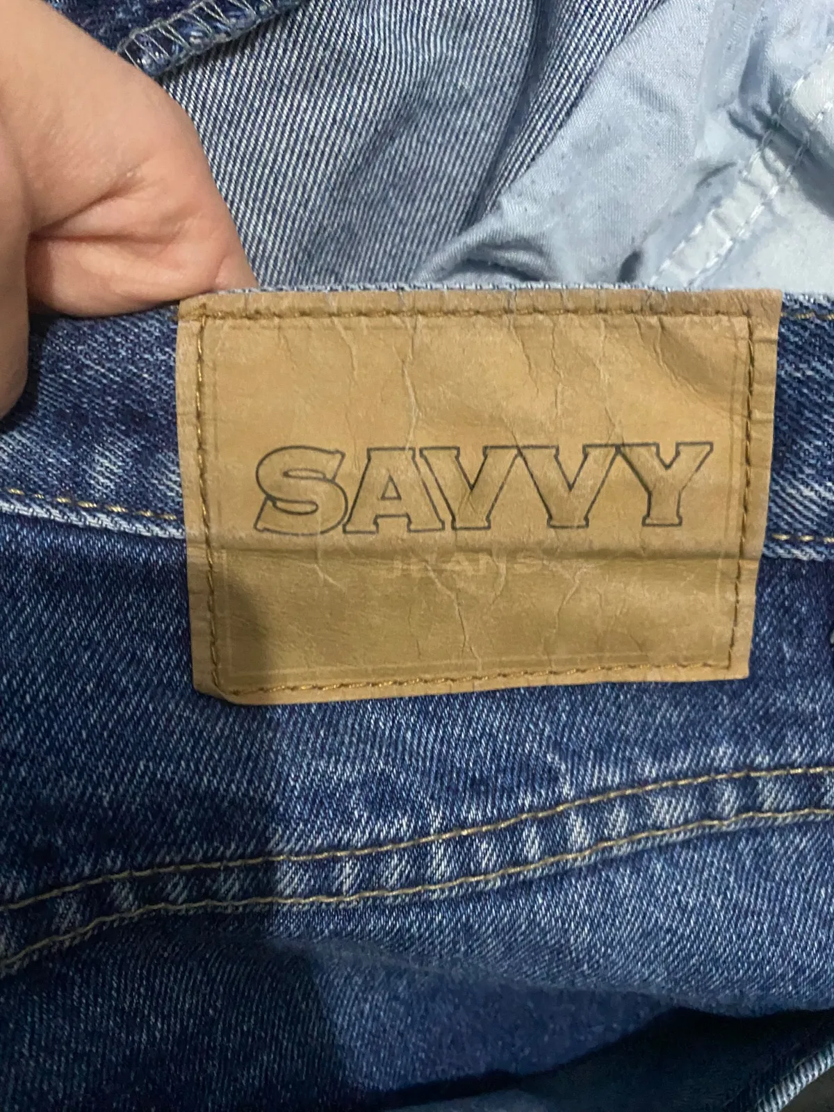 Blugi Savvy Jeans M | Albastru, Lungi, Straight (Drepți) fit, Clasici  Simpli - Image 6